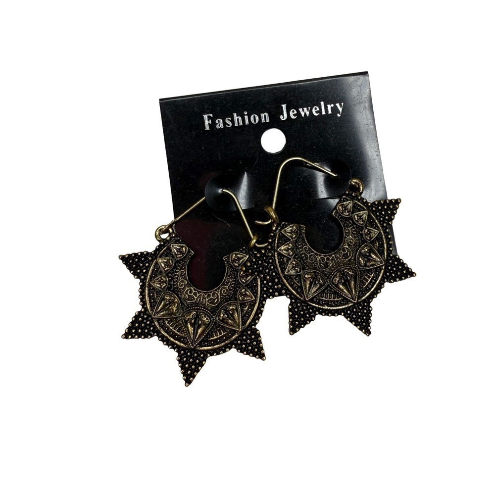 Gold and black fashion Earrings
